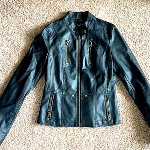 Lulus small pleather jacket